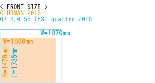 #CLUBMAN 2015- + Q7 3.0 55 TFSI quattro 2016-